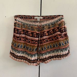 American eagle tribal print shorts